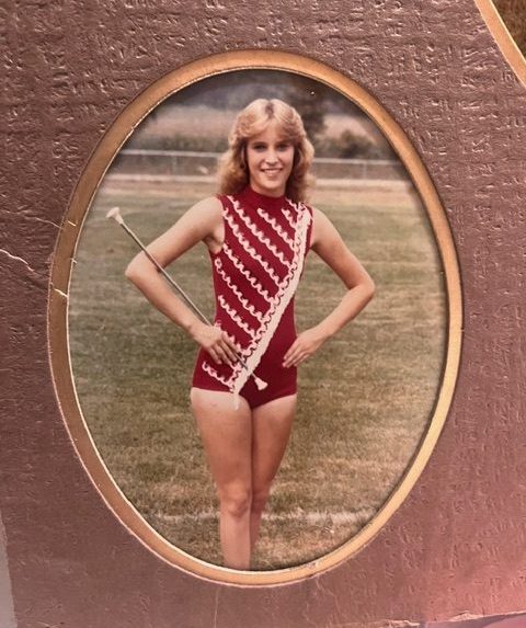 1981: Sheri her Junior year in her Majorette uniform