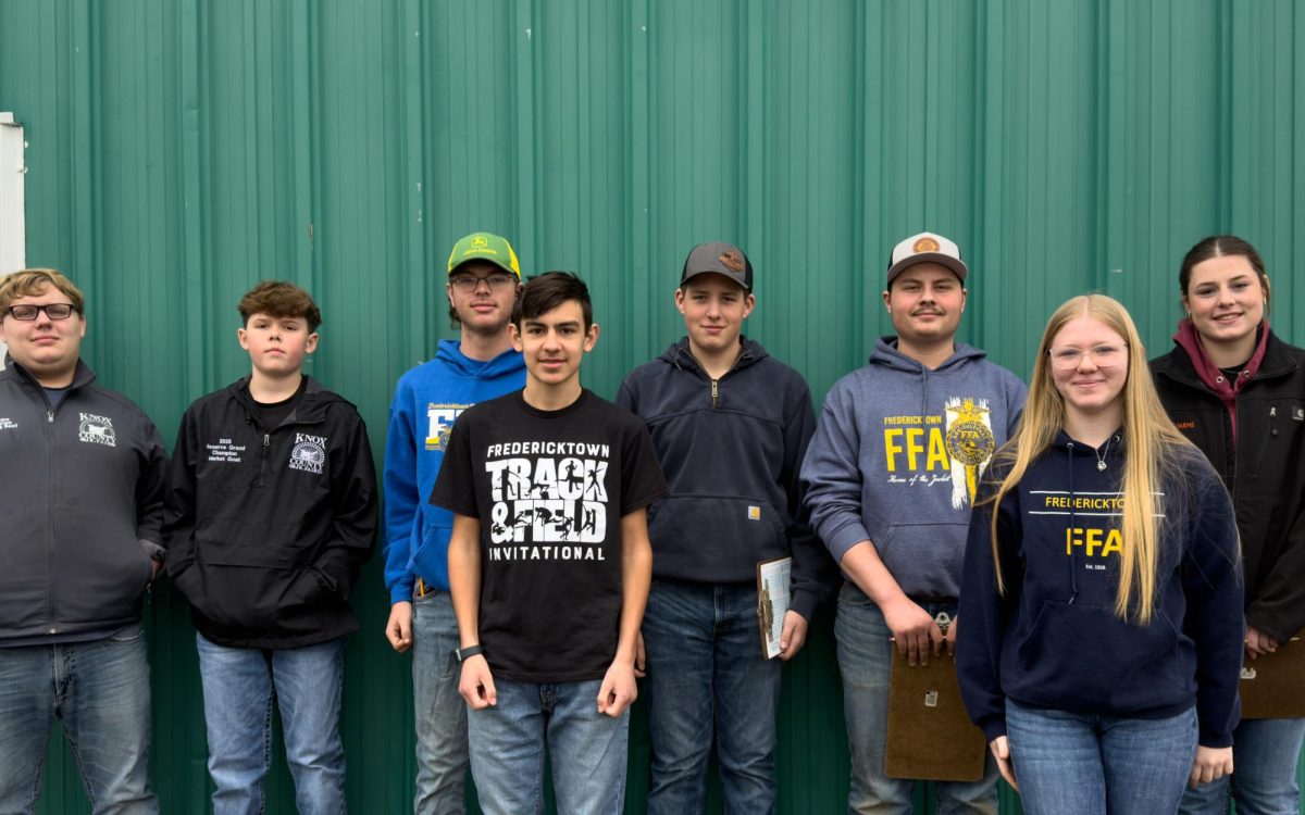 Fredericktown FFA Attends Ashland CDE Invitational